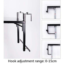 N/Z Daily Equipment Side Tables Folding Balcony Deck Table Adjustable Balcony Railing Table Folding Table Hanging Railing Table Dining Garden for Portable Barbecues Food Drinks Decorations