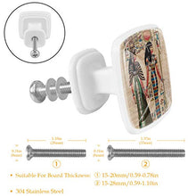 Antico stile indiano 4 PCS Pomelli per Porta, Pomolo per Mobile, Pomelli per Mobili con Viti, Maniglia per Armadietto, Pomelli per Porta, Pomelli per Cassetti per Porta, Armadio, Cassetto e Credenza