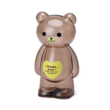Greatangle Salvadanaio Trasparente Salvadanaio Salvadanaio in plastica Salvadanaio Cassaforte Caramelle Decorazioni per la casa Regalo per Bambini Orso Bruno