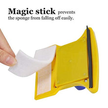 TINGB 1 pz Magnetico bifacciale detergente per vetri Raschietto tergicristallo Cucina Bagno Superficie spazzole spazzole Pulizia Strumenti di Lavaggio