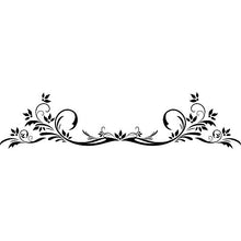 T-MK372 - Adesivi per testiera del letto, 33 x 140 cm, colore: Nero