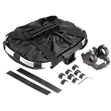 LIYT Carrello Spesa Bike, Folding Bike Carro Davanti Rimovibile Bike Pet Carrello Pet Dog Cat Coniglio Carrier Camping Borsa,Nero