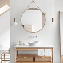 Specchio da Trucco Specchio Ingranditore Nordic Bathroom Specchio, specchio appeso - grande oro circolare a parete Specchio - Specchio da toilette - Abbigliamento Specchio - specchio da rasatura, Bagn