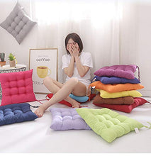 AIITLLYNA Cuscini per Sedie Set da 6,Cuscino per Sedia da Giardino 40x40 per Interni ed Esterni - Decorazione di mobili da Giardino di Diversi Colori Cuscini per sedie (Giallo)