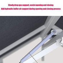 TWW Letto Invisibile per Uso Domestico Piccolo Appartamento Pausa Pranzo Siesta Libreria Pieghevole Scrivania Balcone Integrato Letto Contenitore Multifunzionale Nascosto,B
