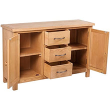 vidaXL Credenza Grande 3 Cassetti Rovere Mobile Armadietto Madia Cassettiera