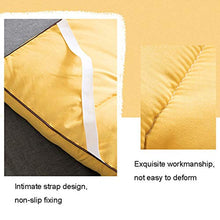 QXTT Materasso Futon Matrimoniale Pieghevole Giapponese Materasso Letto Futon Portatile Tatami Morbido Allevia Il Mal di Schiena Materasso per Residenza Studentesca Casa,Yellow-90 * 200cm