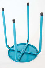 AVANTI TRENDSTORE - Sammy - Sgabello impilabile in Metallo, Disponibile in 2 Diversi Colori, ca. 30x45x30 cm (Blu)