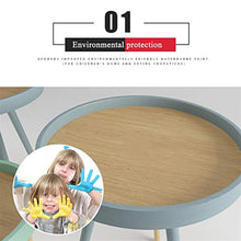 Comodino,Tavolino Laterale Tavolino Frontale, Tavolino da Tavola Rotonda con Tavolino da Spuntino Laterale con Vassoio per Soggiorno, Camera da Letto Senza Assemblati 2 Dimensioni