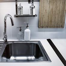 Tianhaik Coperchio del Riempitore a Forma di T a Forma di T in Silicone Resistente al Calore da Cucina con Rivestimento in Vetro da 2 Pezzi