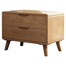 Comodini camera Stile classico Comodino Comodino giapponese Ash bagagli fianco del mobile doppio cassetto Multi-Function Governo di immagazzinaggio for zona giorno / notte Lampada da comodino per scri