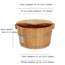 Pediluvio Pediluvio Pediluvio con Massaggio Tallone Pediluvio Pediluvio Lavabo Bagno Domestico Vasca da Bagno per Pediluvio, Massaggio, Spa, Sauna con Coperchio (Color : Beige, Size : 36 * 36 * 21cm)