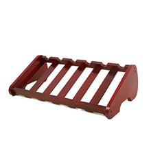 ASDFY Scaffale per Vino Rosso Classico in Legno massello Portabottiglie Indipendente da 6 Bottiglie Portabottiglie da Cucina Bancone da Bar Espositore per Vino