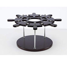 LHQ-HQ Wooden Wine Rack Holder Vino Shelf Bar High Glass Decorazione Domestica