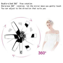 Specchio per il trucco Specchio per il trucco, specchio ingranditore 3X Specchio per il trucco illuminato con luci e ingrandimento, touch screen Specchio per il trucco Specchio per il trucco Specchio
