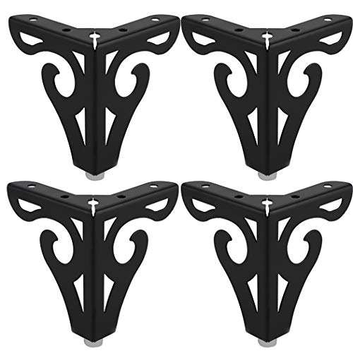 YZJJ Gambe per mobili, perfette per Cabinet, Guardaroba, armadi TV cassetti Comodino (Set di 4)