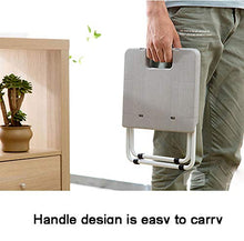 QINGTIAN Sgabello Pieghevole ad Alta Resistenza Sgabelli Pieghevoli in Metallo e plastica - capacità 200 kg - Design Unico ed ergonomico del Sedile - Sgabelli Pieghevoli Alti 25 cm