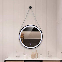 ZCY Specchio per Trucco a LED da Parete Nordico Specchio Rotondo Specchio da Bagno a Parete Specchio da toeletta, Specchio, Decorazione da Bagno, Specchio sospeso