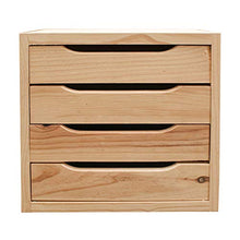 Astigarraga 4Caj-Blna40 - Cassettiera in legno massiccio di pino naturale