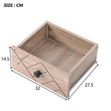 Q-HL Comodino Tavolo da Comodino in Legno Night Stand Cassetto Cassapancio Facile da Assemblare Stoccaggio Conveniente per Soggiorno Camera da Letto