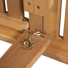 Tidyard Lettino Prendisole Pieghevole in Legno Massello di Acacia, Sedie a Sdraio da Giardino, Lettino da Esterno, Lettino Prendisole 200 x 61 x 30/86 cm