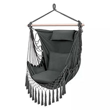 HQSB Appendere A Hammock Sedia Oscillante Sedile Viaggio Campeggio Casa Giardino Adulti Bambini Indoor Sedie A Battente All'aperto con Cuscino E Cuscino
