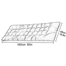 eewopjkj Cuscino per lettini Prendisole Supporto per Schienale Alto Addensare Cuscino per Sedia Relax Extra-Large Cuscino reclinabile Cuscini per Sedia a Dondolo Cuscini da Giardino-Blu Scuro 48x165