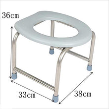 MGMDIAN Sedia da Toilette per Anziani - Sedia da Toilette Premaman Sedia da Toilette Sedia da Toilette - Sgabello Donna Incinta Accessori da Bagno (Size : 36cm)