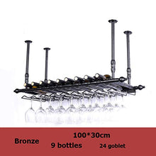 AT Bar Unità Rack Scaffali Galleggiante Vino/Attaccatura Del Supporto Di Tazza Del Vino Rosso/a Testa in Giù Supporto Di Vetro/Creativo Home Bar/Wine Rack Attaccatura Del Supporto D