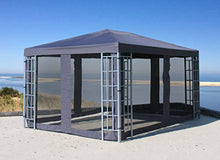 Quick-Star 4 pareti Laterali con zanzariera per Gazebo Rank 3 x 4 m Parete Laterale Antracite.