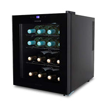 CREATE IKOHS WINECOOLER L - Cantinetta da 16 bottiglie, 46 l, 70 W, luce LED, display digitale, 3 ripiani, doppio isolamento, zone con temperatura da 11 a 18 gradi, ripiani in acciaio inox