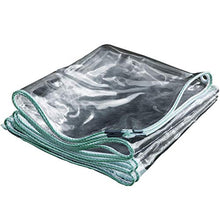 yunyu Telo Trasparente Impermeabile Heavy Duty Car Boat Copertura Antipioggia Tenda da Campeggio per rimorchio con Occhielli e Bordi rinforzati, 350 g/m