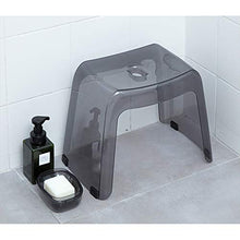 hkwshop Sgabelli Sgabello in plastica Sgabello Piccolo Passo Bagno Antiscivolo Seduta per Bambini Sgabello per Bambini 3 Colori rettangolo Sgabello (Color : Gray)