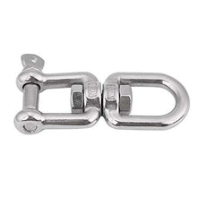 Grillo girevole Dispositivo di grillo rotante per ancoraggio a scatto in acciaio inossidabile 304 resistente all'anello girevole per sollevamento(10mm)