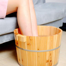ERHANG 30 Centimetri in Legno Pediluvio Barile Pedicure Bacino di Casa Ammollo Piedi con Massaggio Perline Vasca di Salute di Mezza età E Anziani Regalo di Assistenza Sanitaria