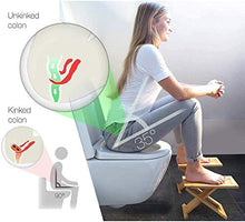 Sgabello pieghevole in legno per WC, ultra portatile ed ecologico, multifunzionale (coppia)