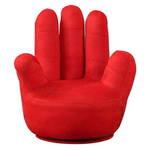 Divano Creativo Dito Tessuto Cinque Dita Camera Letto Divano Pigro Monomoda Semplice Moderna Sedia Per Computer Per Il Tempo Libero,Red,Wheel