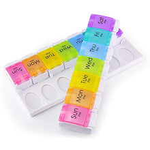 N/A portapillole 7 giorni AM PM settimanale scatola portapillole con 14 scomparti integratori farmaci