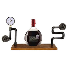 MoDi Wine Rack Retro Style Industriale Tubo di Acqua a Parete Vino Rack (L80cm * W20CM * H30CM)