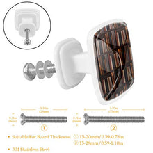 Istruzione da scaffale 4 PCS Pomelli per Porta, Pomolo per Mobile, Pomelli per Mobili con Viti, Maniglia per Armadietto, Pomelli per Porta, Pomelli per Cassetti per Porta, Armadio, Cassetto e Credenza