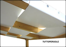 TUTTOPERGOLE Fascia in PVC Colore Avorio Misura 700 cm x 60 cm