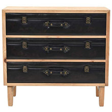 XHCP Cassettiera Credenza Comodino Cassettiera Armadietto in Legno massello di Abete 80x36x75 cm