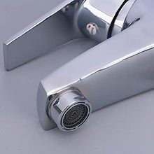 Rubinetto del Lavandino del Bagno, Rubinetto del Bagno Singolo Cromato con Tubo di Alimentazione, Lavabo in Rame Senza Piombo per Bar, Pre-Cucina, Lavabo, Famiglia