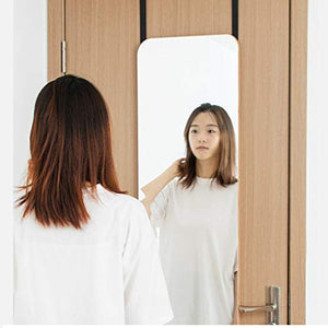 Specchio a Figura Intera Dietro la Porta Specchio da Parete per Camera da Letto Specchio da toeletta per Bagno Specchio per (Color : Woood, Size : 35 * 120cm)