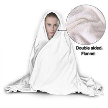 lucky-bonbon Inchiostro Pittura di Padiglione Padiglione tema Indossabile Inverno caldo e confortevole moda con cappuccio blanket50*40 pollici