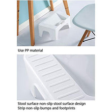 LZL Sgabello WC Multi-Funzione Antiscivolo vasino vasino Bagno Bagno Sgabello Sgabello Uso in Qualsiasi Bagno Vasino Tozzo (Color : White, Dimensione : Conventional)