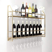 Cremagliera Del Vino Semplice e Creativa Arte in Ferro a Parete Scaffale Appeso Scaffale per Bicchiere Di Vino Ristorante Soggiorno Bar Scaffale per Vino, PZW, B