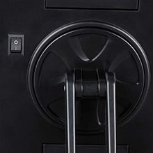 Relaxdays Specchio Trucco con Luce LED, con Base da Tavolo, Specchietto con Illuminazione, HLP: 28,5x17x12 cm, nero