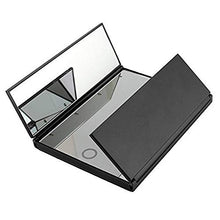 N /A QJYNS Specchio per Trucco Specchio cosmetico a Tre Ante con luci a LED Specchio cosmetico da appoggio con Touch Screen dimmerabile