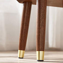 Sgabello in Legno massello Nordico casa Salotto Piccola Panca Rete Scarpe Rosse Panca Sgabello Sedia in Legno massello per Creare Una Pratica e Selvaggia Copertura del Piede Color Rame